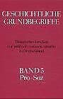 Geschichtliche Grundbegriffe, 8 Bde., Bd.5: Pro-Soz