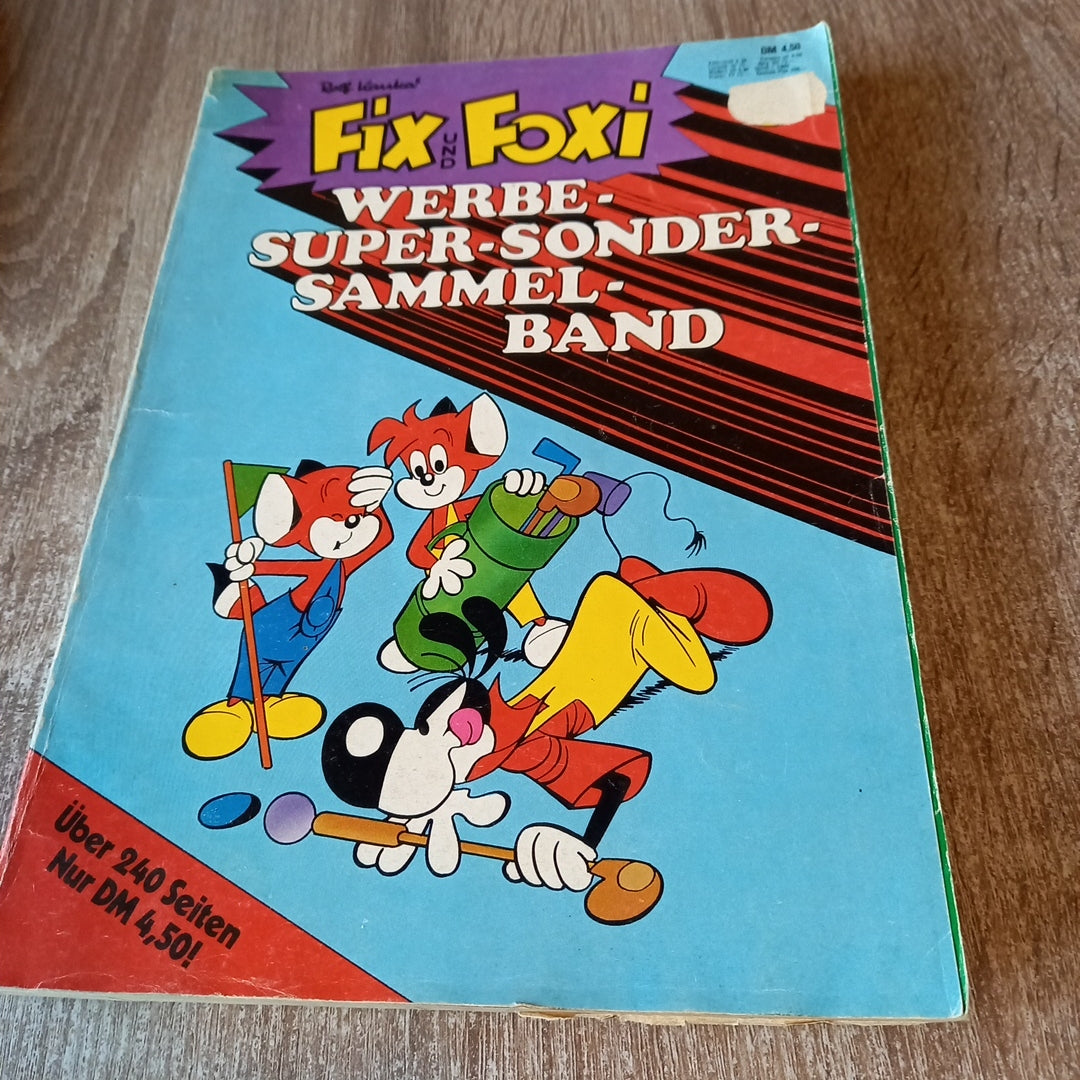 Fix und Foxi Werbe Super Sonder Sammelband