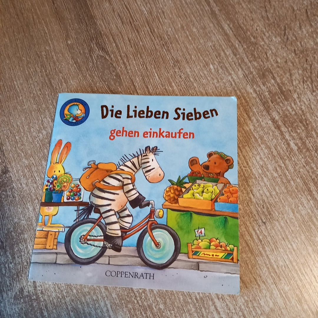 Die lieben Sieben gehen einkaufen Lino