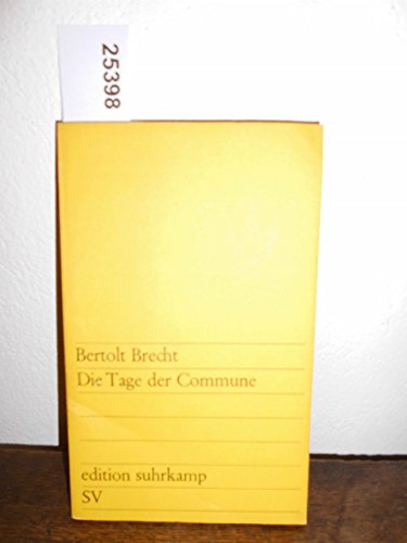Die Tage der Commune. Stück.