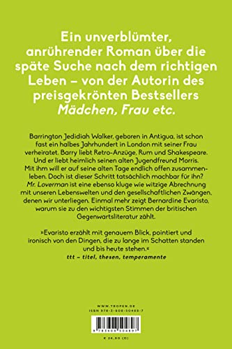 Mr. Loverman: Roman | »Sagenhaft witzig, sehr ironisch und auf abgedrehte Weise sprachverliebt.« Deutschlandfunk