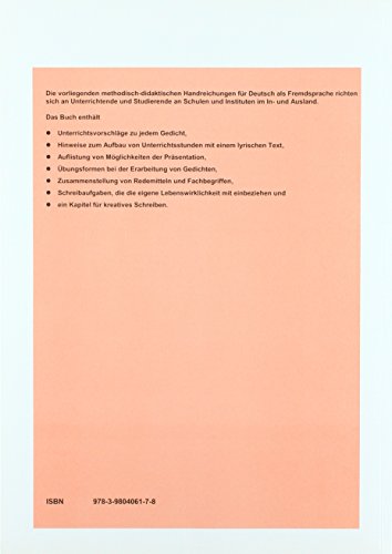 Gedichte zum Anfassen: Unterrichtsvorschläge