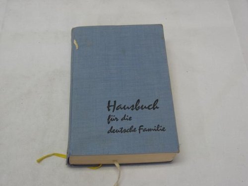 Hausbuch Für Die Familie