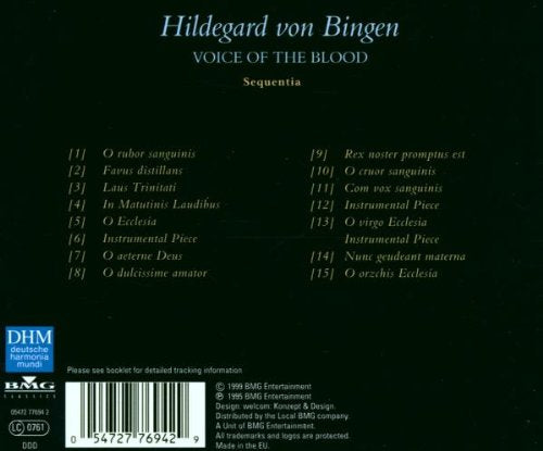 Vierzig Jahre Deutsche Harmonia Mundi - Hildegard von Bingen (Voice Of The Blood)
