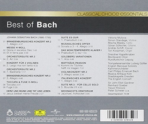 Best of Bach (Classical Choice)