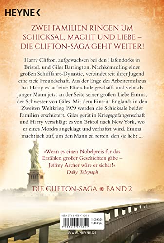 Das Vermächtnis des Vaters: Die Clifton Saga 2 - Roman