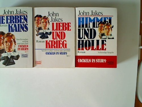 Gesamtausgabe in drei Bänden: ''JOHN JAKES'' Band 1: Die Erben Kains, Band 2: Liebe und Krieg, Band 3: Himmel und Hölle, Vom Fernsehen verfilmt unter dem Titel Fackeln im Sturm ( 880, 880, 894 Seiten)