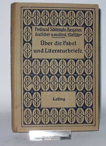 Über die Fabel und Literaturbriefe.