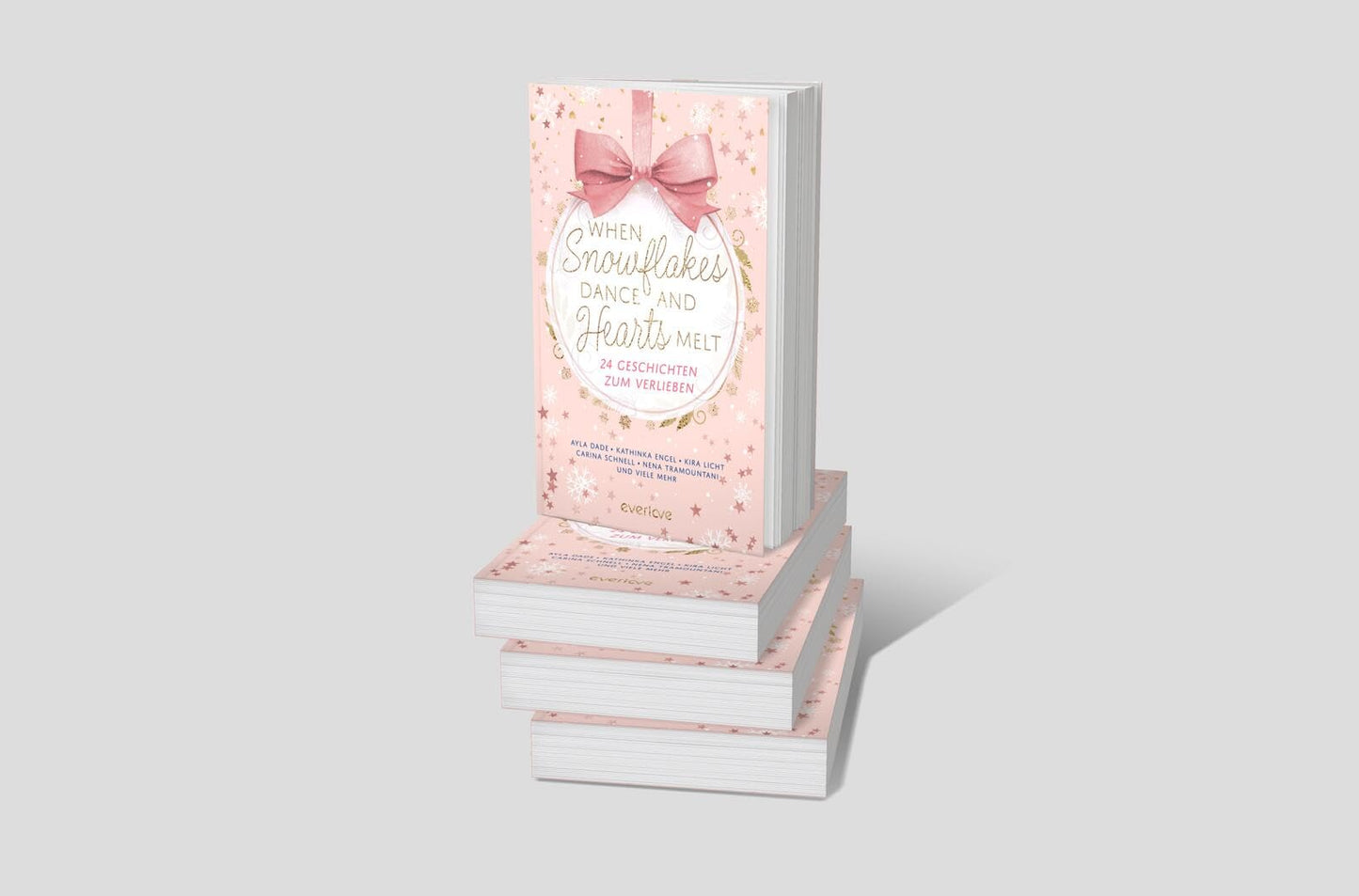 When Snowflakes Dance and Hearts Melt: 24 Geschichten zum Verlieben | Der everlove-Adventskalender | Gefühlvolle Romance und Romantasy Kurzgeschichten