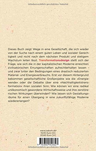 Transformationsdesign: Wege in eine zukunftsfähige Moderne
