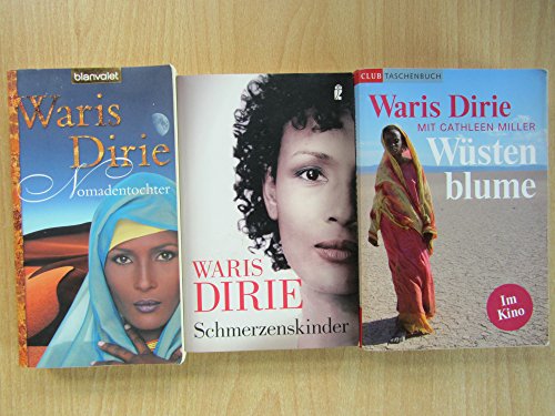 Paket Waris Dirie: Nomadentochter. Wüstenblume. Schmerzenskinder. (3 Bücher)!