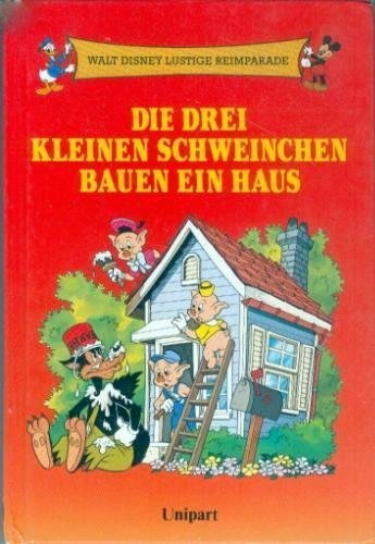 Drei kleine Schweinchen bauen ein Haus