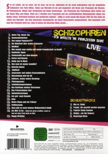 Cindy aus Marzahn - Schizophren: Ich wollte 'ne Prinzessin sein!/Live