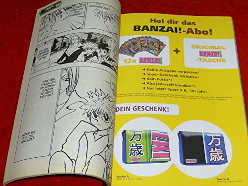 Banzai! Juli 2005. Inhalt: Blackcat! Hunter X. Hikaru no go. usw.