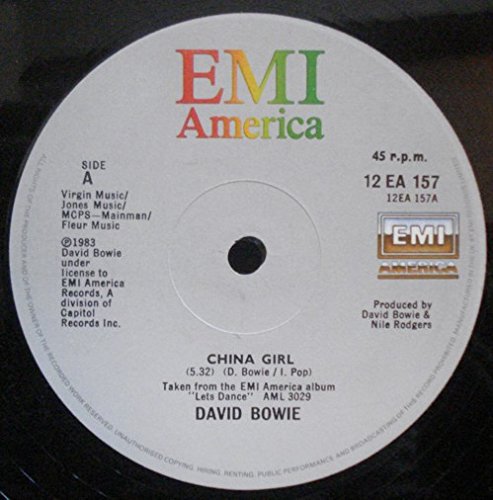 CHINA GIRL 12 INCH (12" VINYL SINGLE) UK EMI 1983