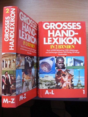 Grosses Hand-Lexikon in 2 Bänden - Rund 45.000 Stichwörter, 2.500 Abbildungen und Zeichnungen