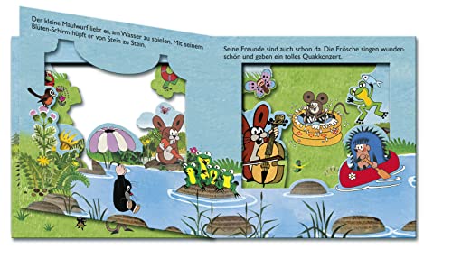 Fenster-Pappenbuch "Der kleine Maulwurf", Bilderbuch, Kinderbuch, Pappenbuch, Pappenbilderbuch, kleiner Maulwurf, Pauli: Entdeckerbuch Beschäftigungsbuch Spielbuch