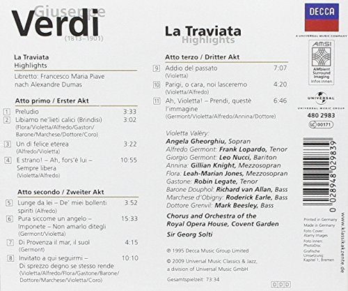 La Traviata Highlights (Eloquence)