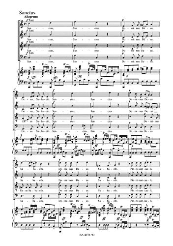 Missa C-Dur KV 257 ""Credo-Messe"". Klavierauszug, Urtextausgabe