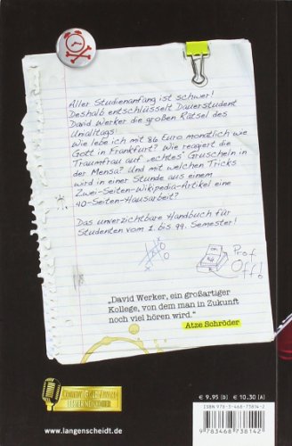 Morgens 15.30 in Deutschland: Handbuch für aufgeweckte Studenten