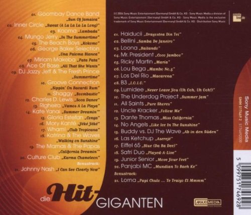 Die Hit Giganten - Sommerhits