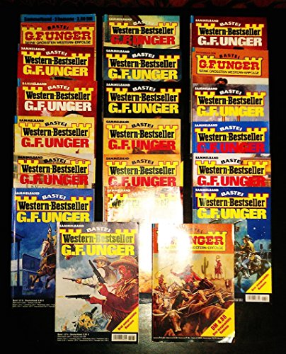 SAMMLUNG/KONVOLUT VON 20 VERSCHIEDENEN SAMMELBÄNDEN G.F. UNGER, WESTERNHEFTE