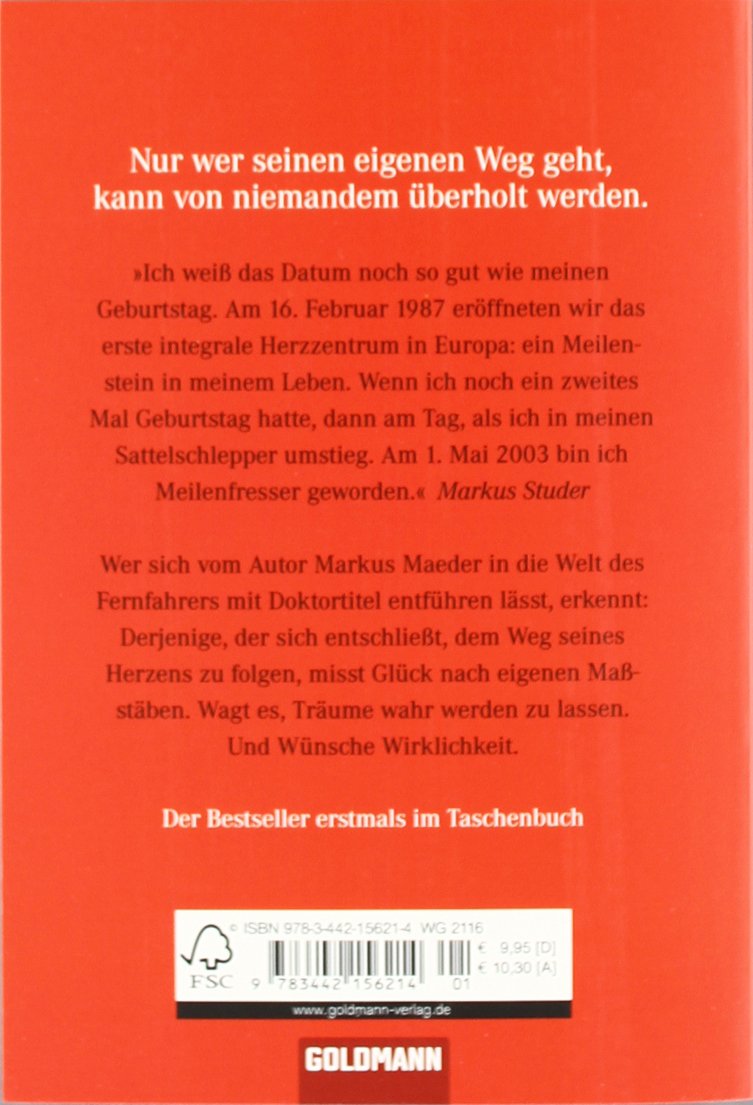Vom Herzchirurgen zum Fernfahrer: Der Spurwechsel des Dr. med. Markus Studer