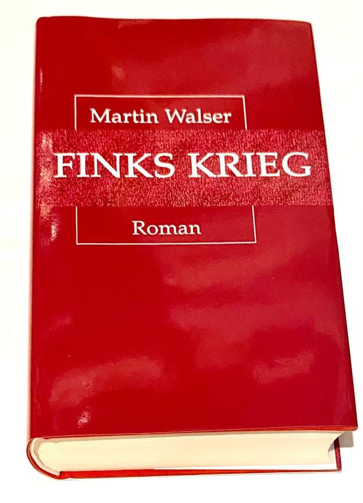 WALSER,M., Finks Krieg. Roman. (Ffm.), Suhrkamp, (1996). 310 S., 4 Bll. Olwd. m. OU.