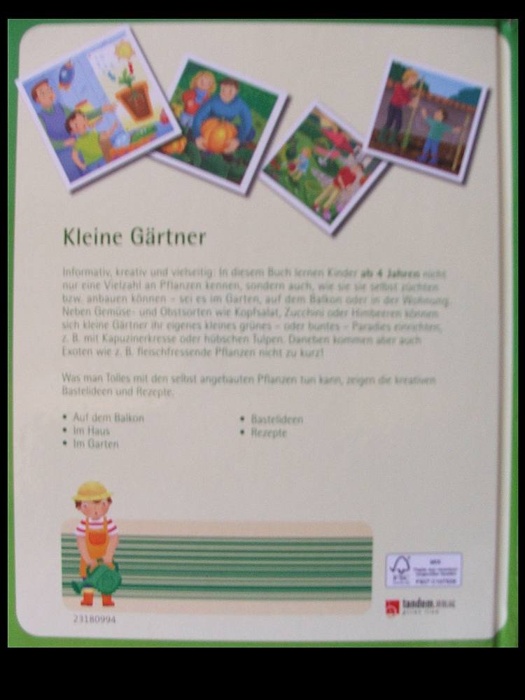 Entdecken-Erfahren-Erzählen KLEINE GÄRTNER