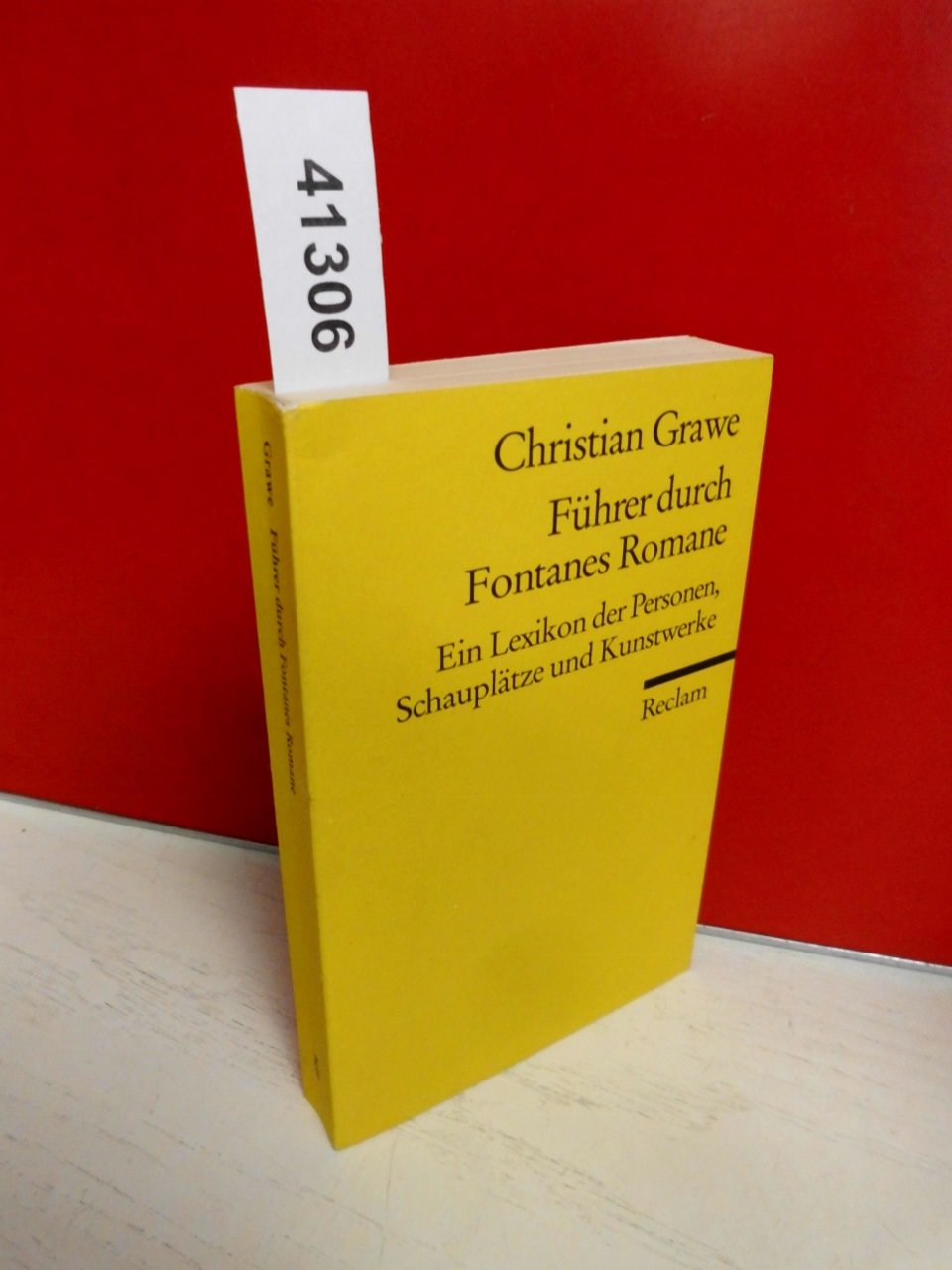 Führer durch Fontanes Romane: Ein Lexikon der Personen, Schauplätze und Kunstwerke (Reclams Universal-Bibliothek)