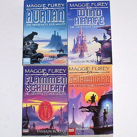 Die Artefakte der Macht 1-4 komplett (Aurian - Windharfe - Flammenschwert - Dhiammara)