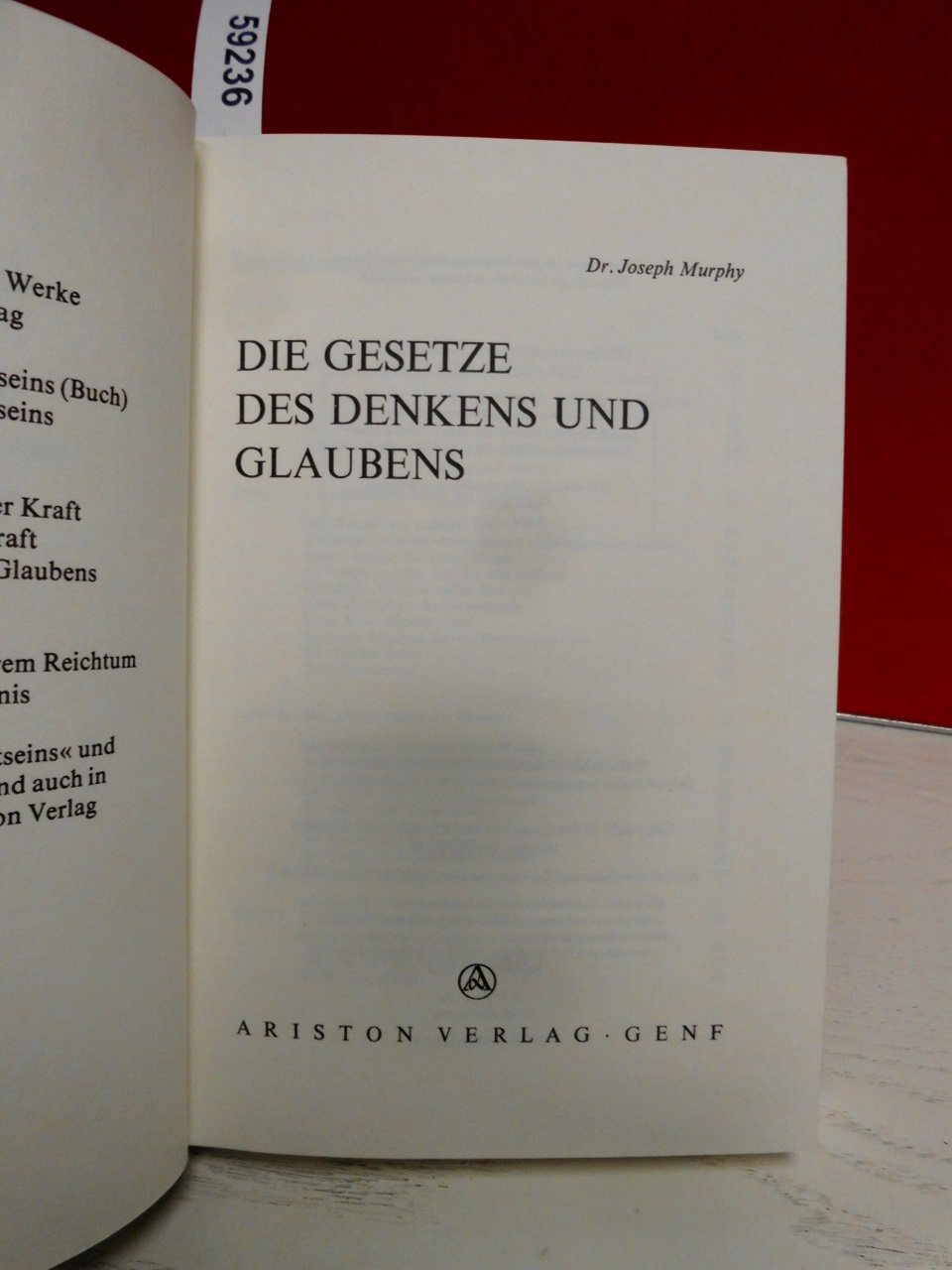 Die Gesetze des Denkens und Glaubens