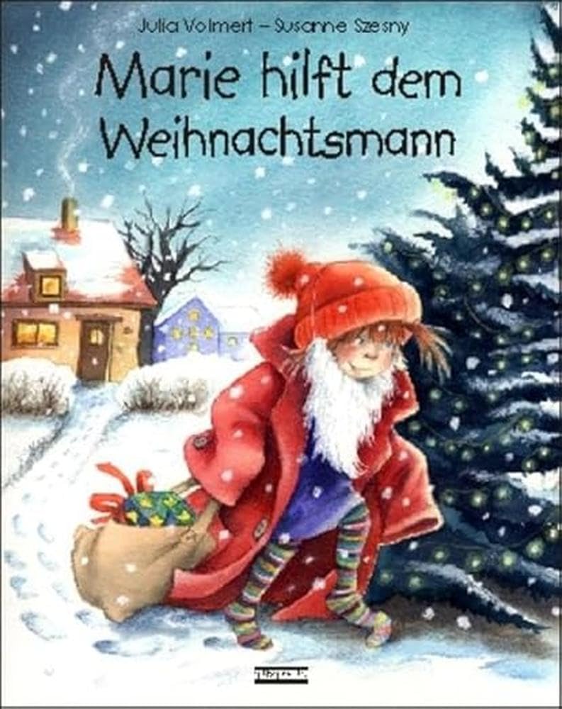 Marie hilft dem Weihnachtsmann: Ein einfühlsames Bilderbuch für Kinder ab 3 Jahre. Weihnachten geht es nicht nur um Geschenke, sondern um Mitmenschlichkeit (JULIA VOLMERT Bilderbuch) KI-frei