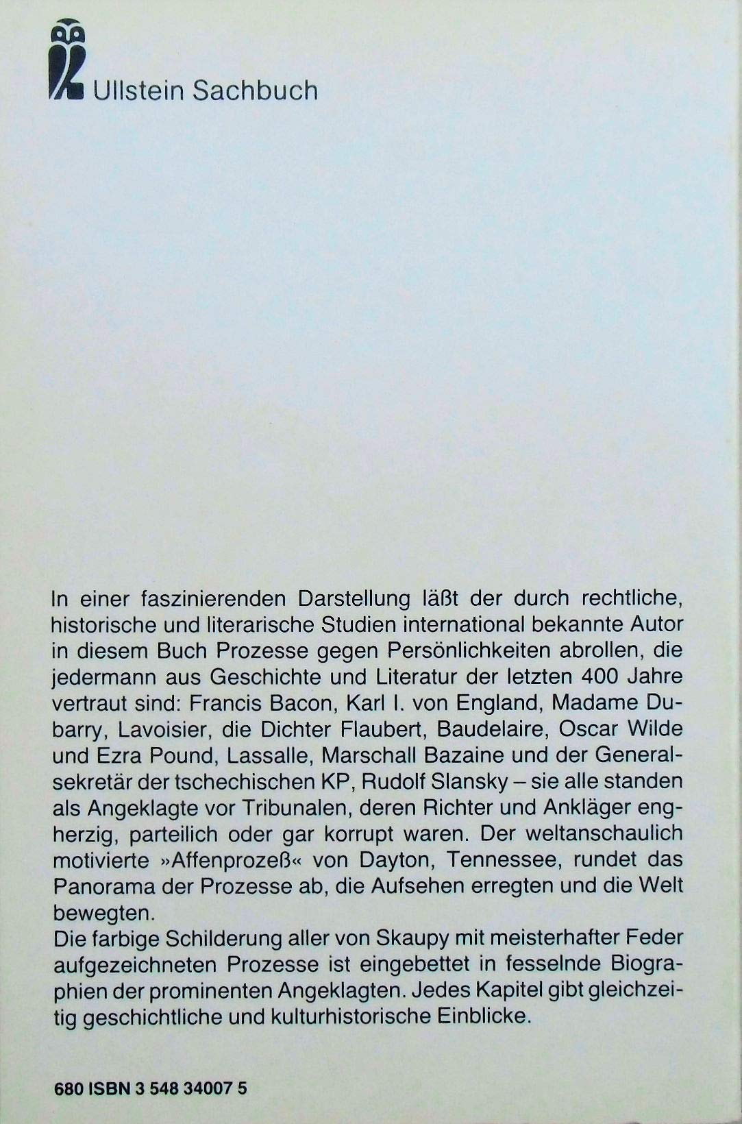 Angeklagt: Große Prozesse der Weltgeschichte