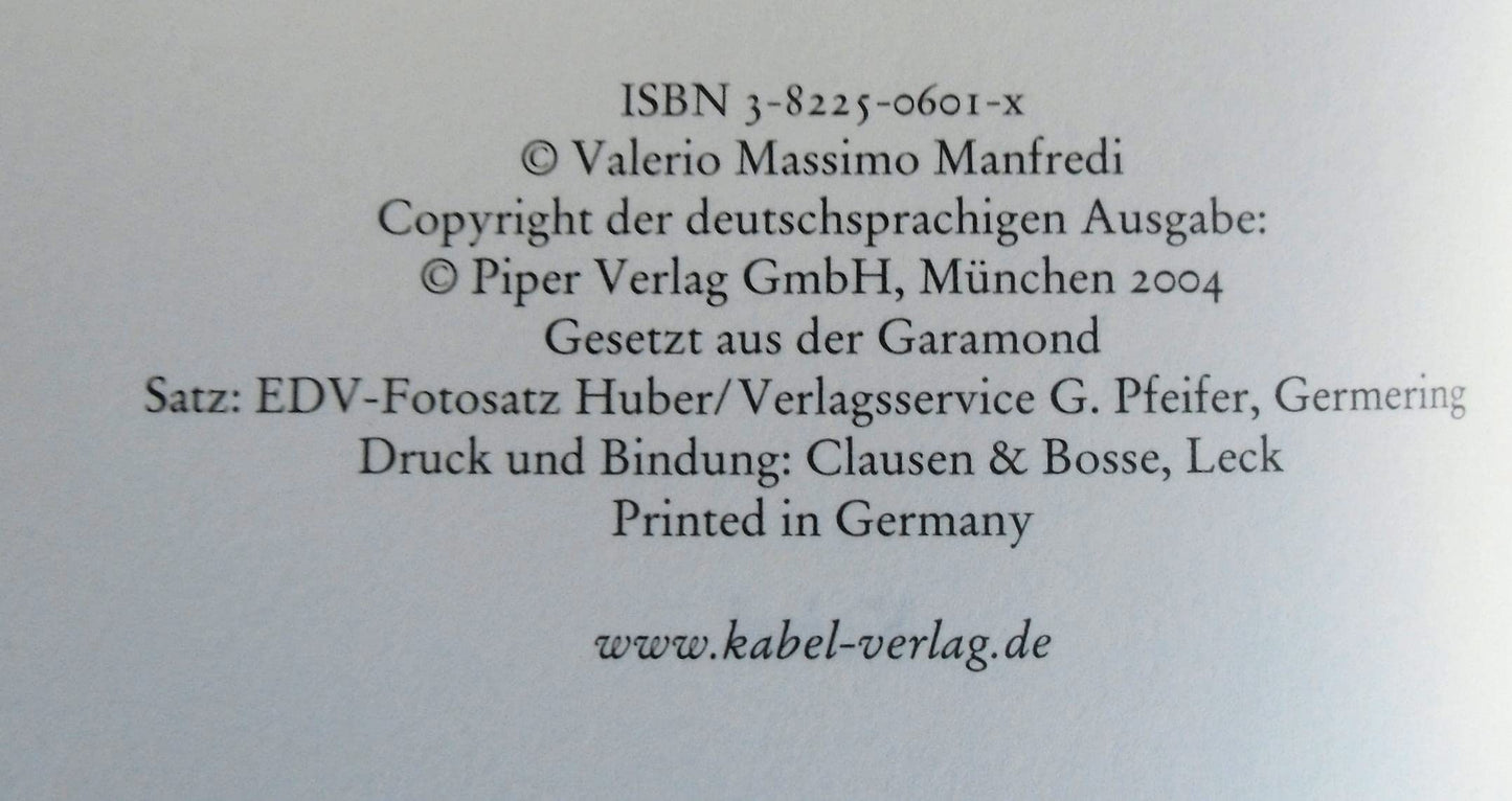 Das etruskische Ritual: Roman