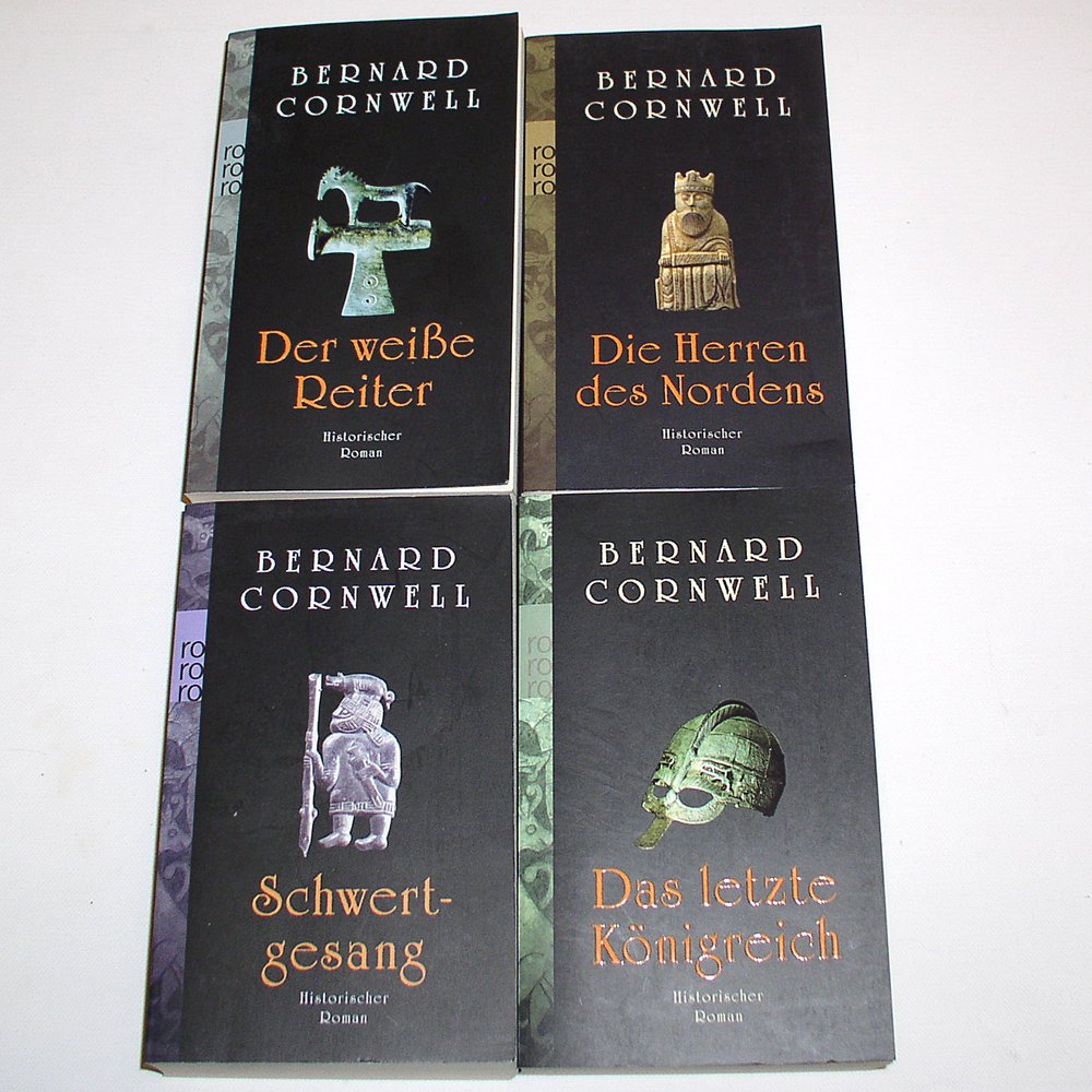 UHTRED-Saga 1-4 (Das letzte Königreich - Der weiße Reiter - Die Herren des Nordens - Schwertgesang)