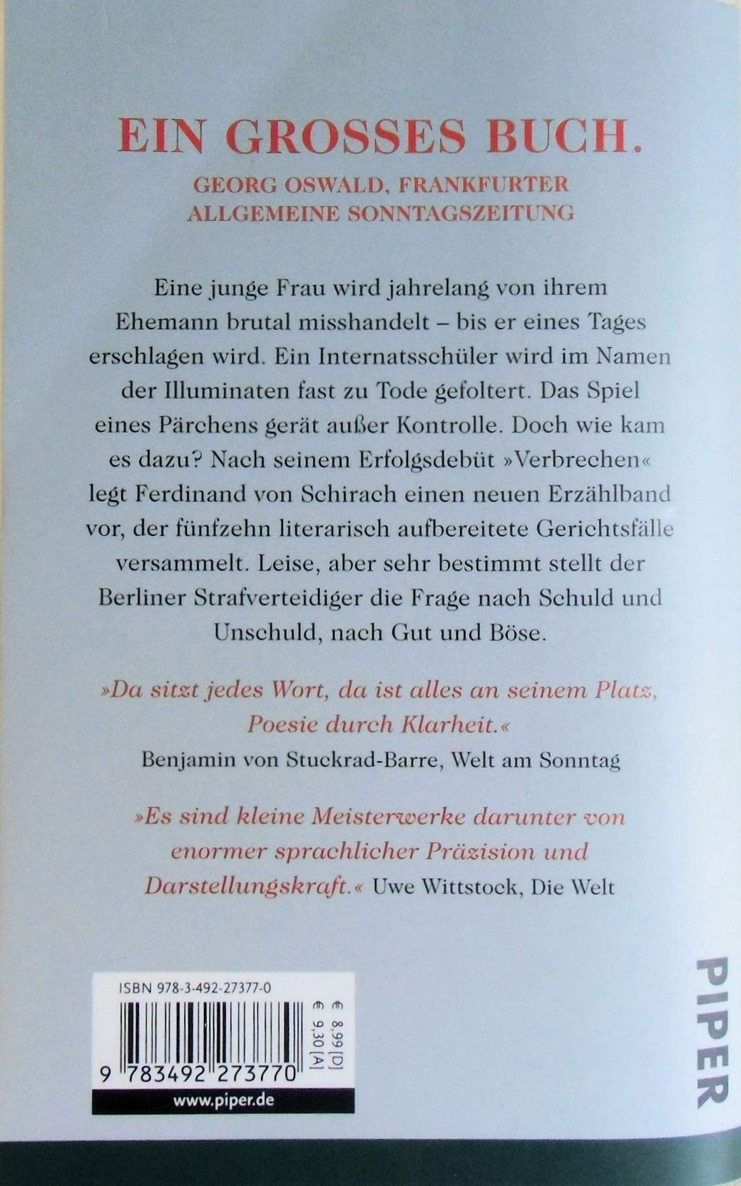 Schuld: Stories