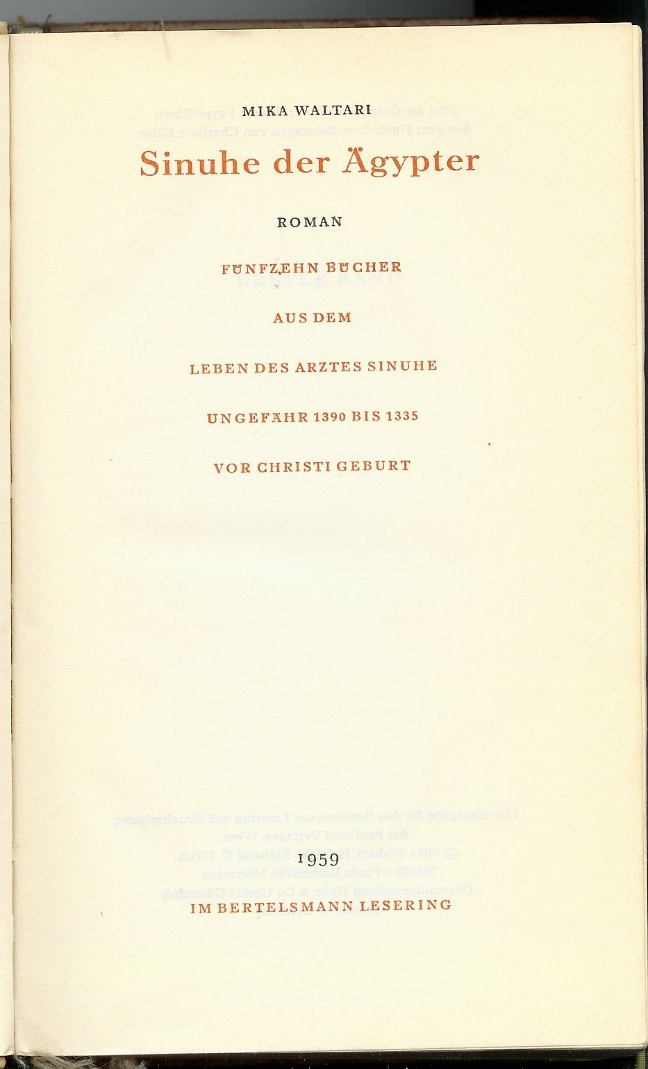 Sinuhe der Ägypter