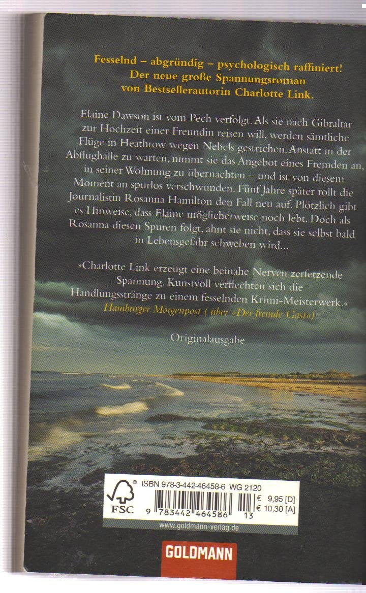 Die letzte Spur: Roman. Originalausgabe