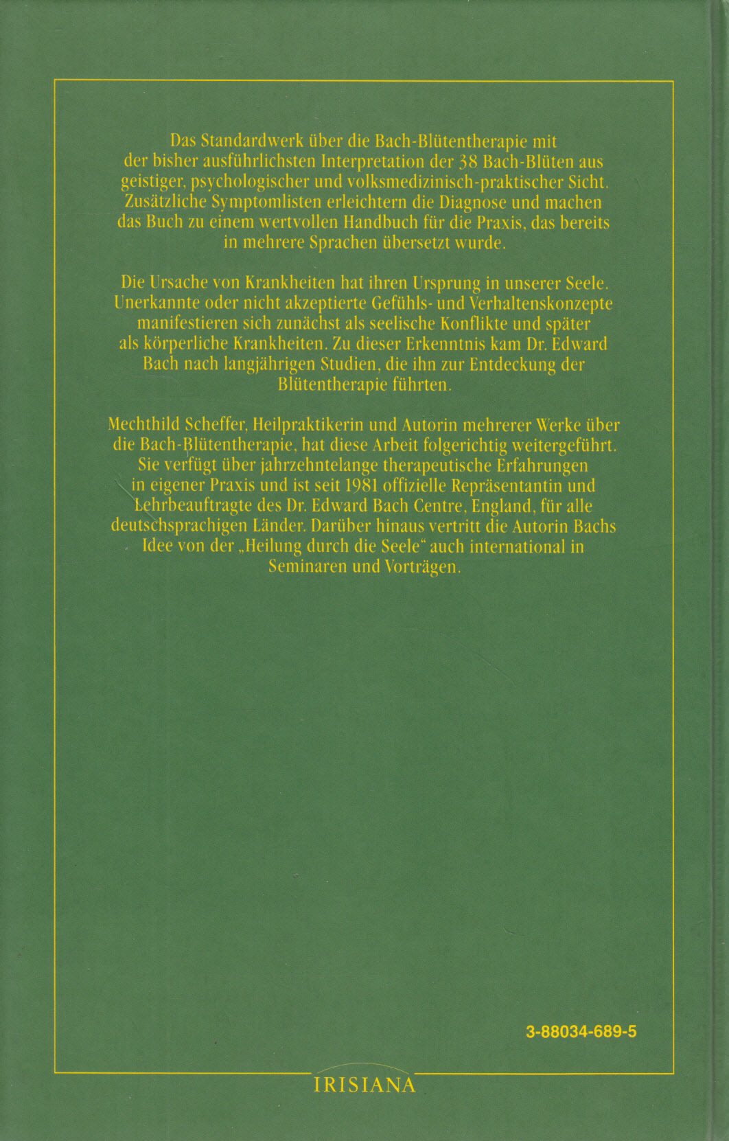 Bach-Blütentherapie Theorie und Praxis