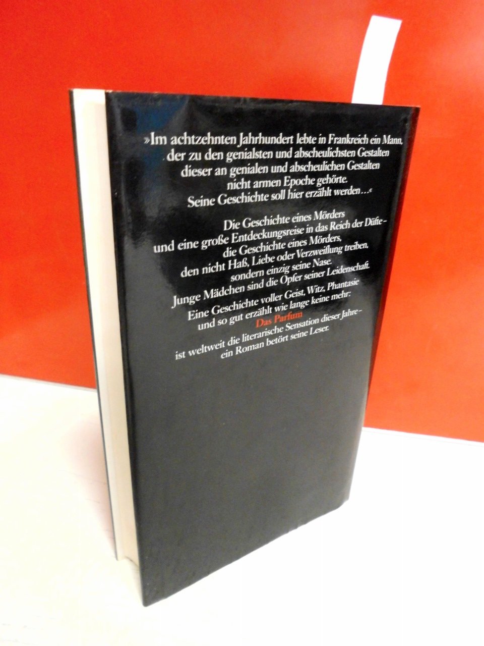 Das Parfum . Die Geschichte eines Mörders . ( Lizenzausgabe Bertelsmann, ohne Jahresangabe )