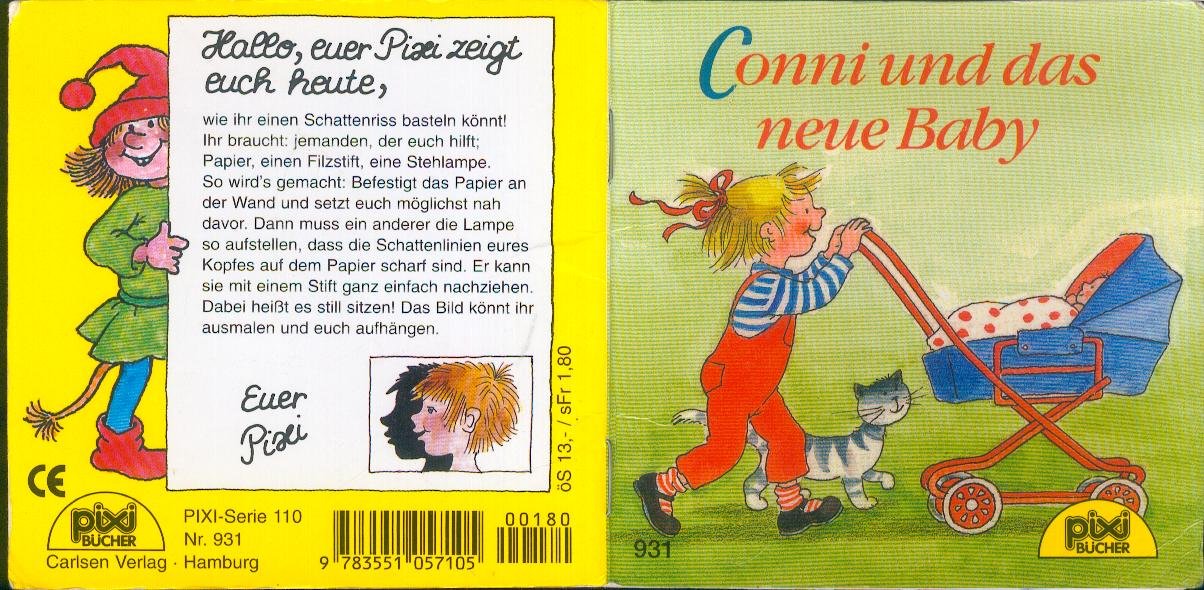 Conni und das neue Baby PIXI Buch Nr. 931 aus der PIXI Bücher Serie 110