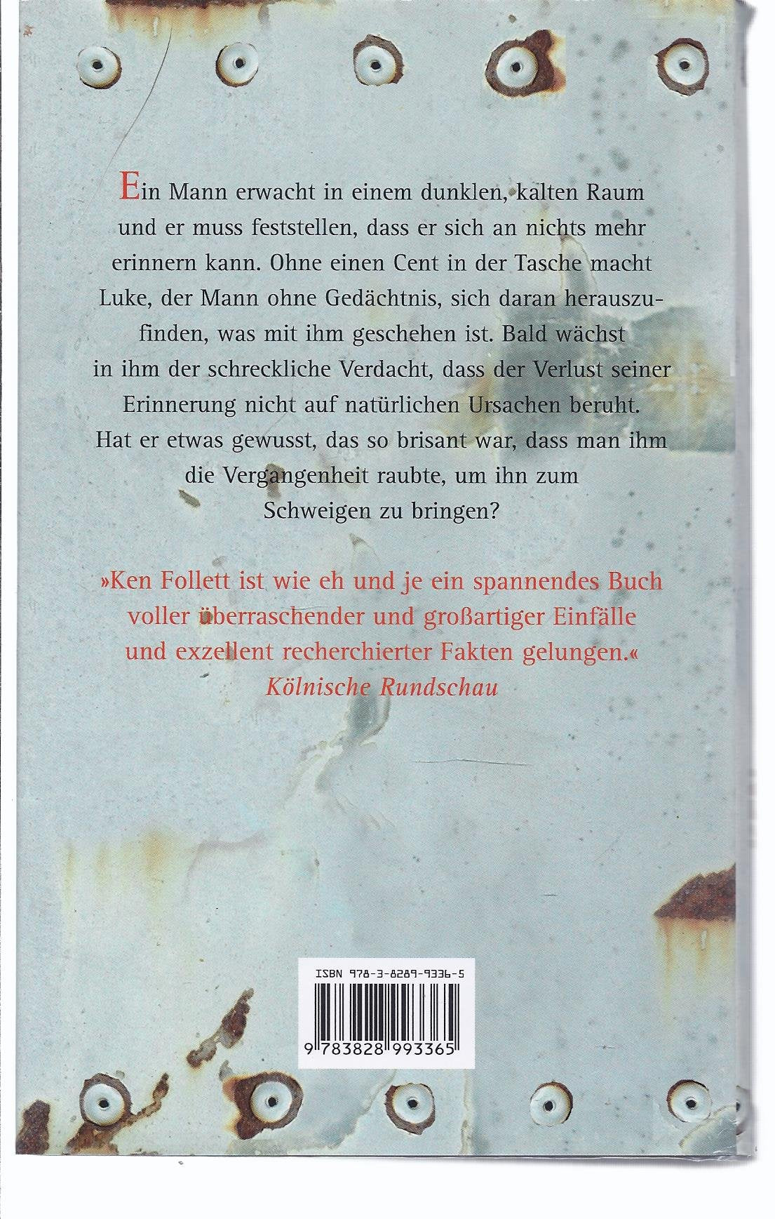 Das zweite Gedächtnis. Thriller.