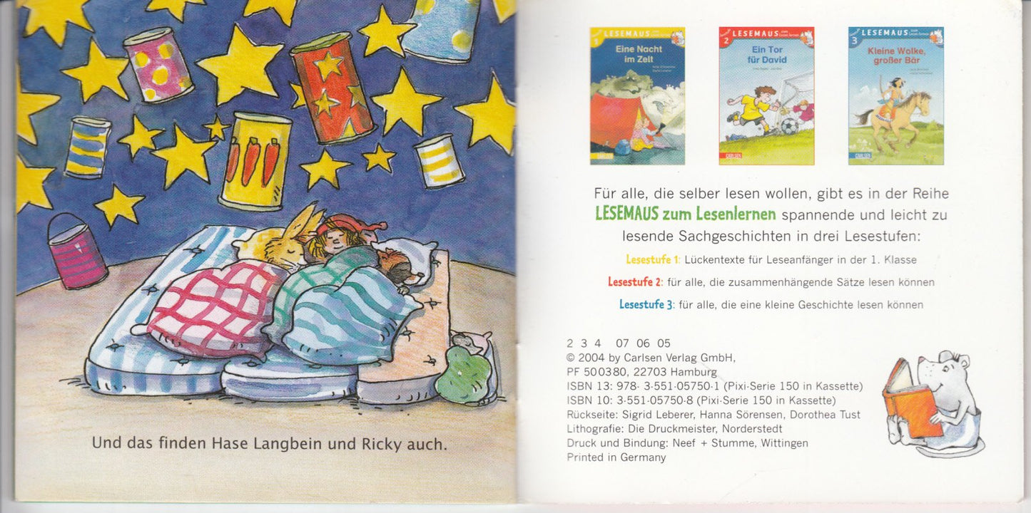 Pixi und die Sterne - Pixi-Buch Nr. 1335 - Einzeltitel aus PIXI-Serie 150 (aus Kassette)
