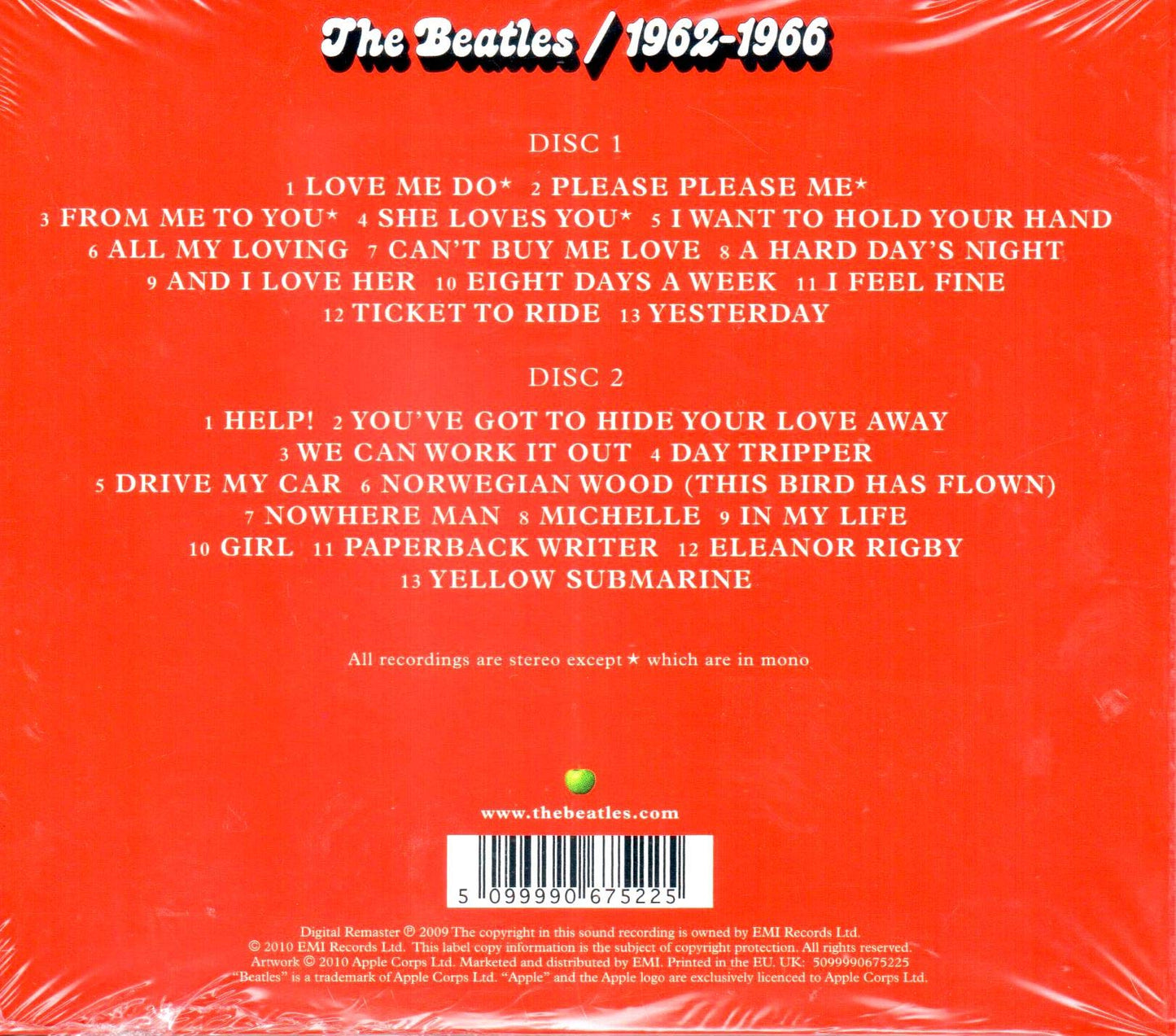 1962-1966 (Red Album) (Remastered)