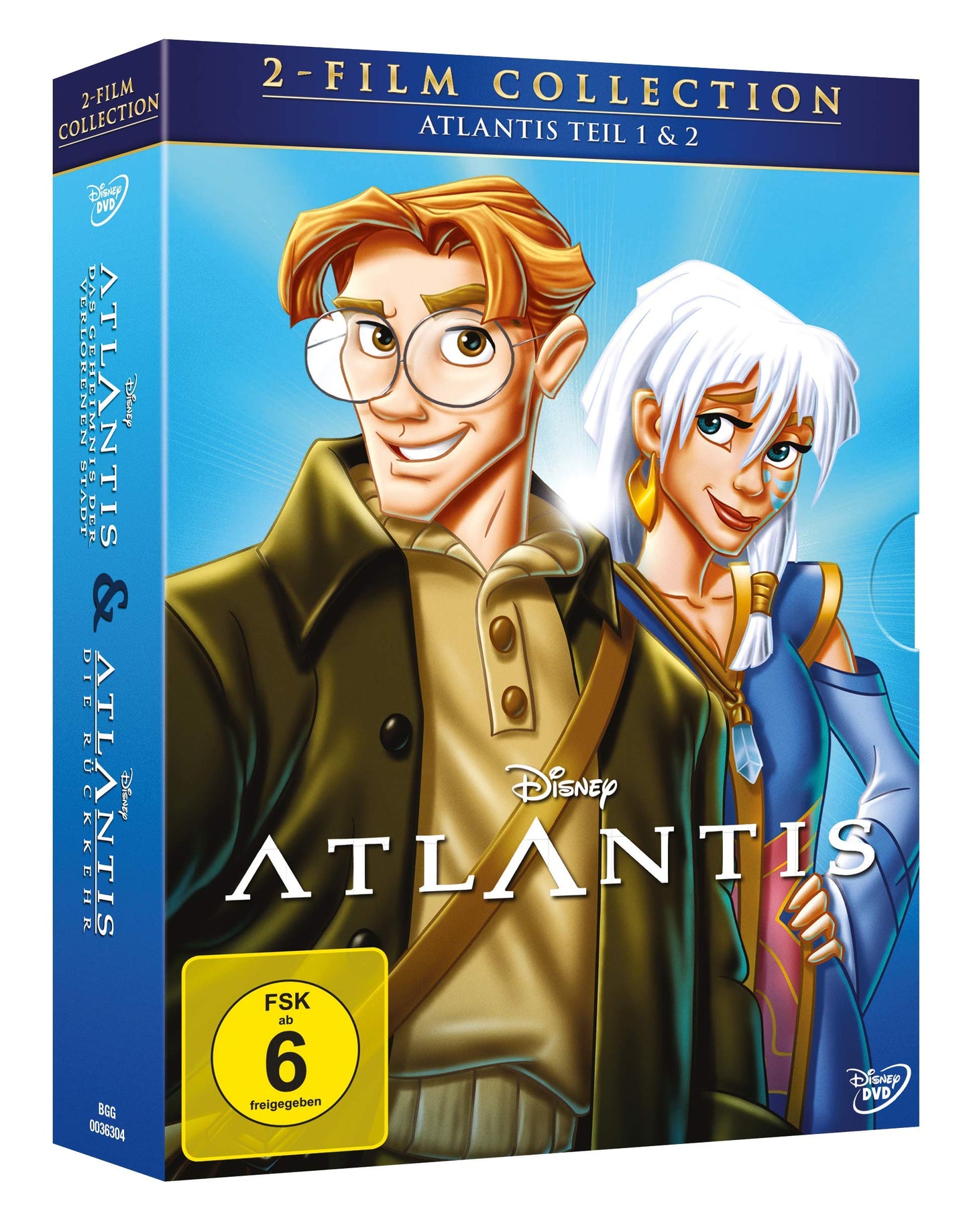 Atlantis 1+2, 2 DVDs,2 DVD-Video: Disney Classics + 2. Teil