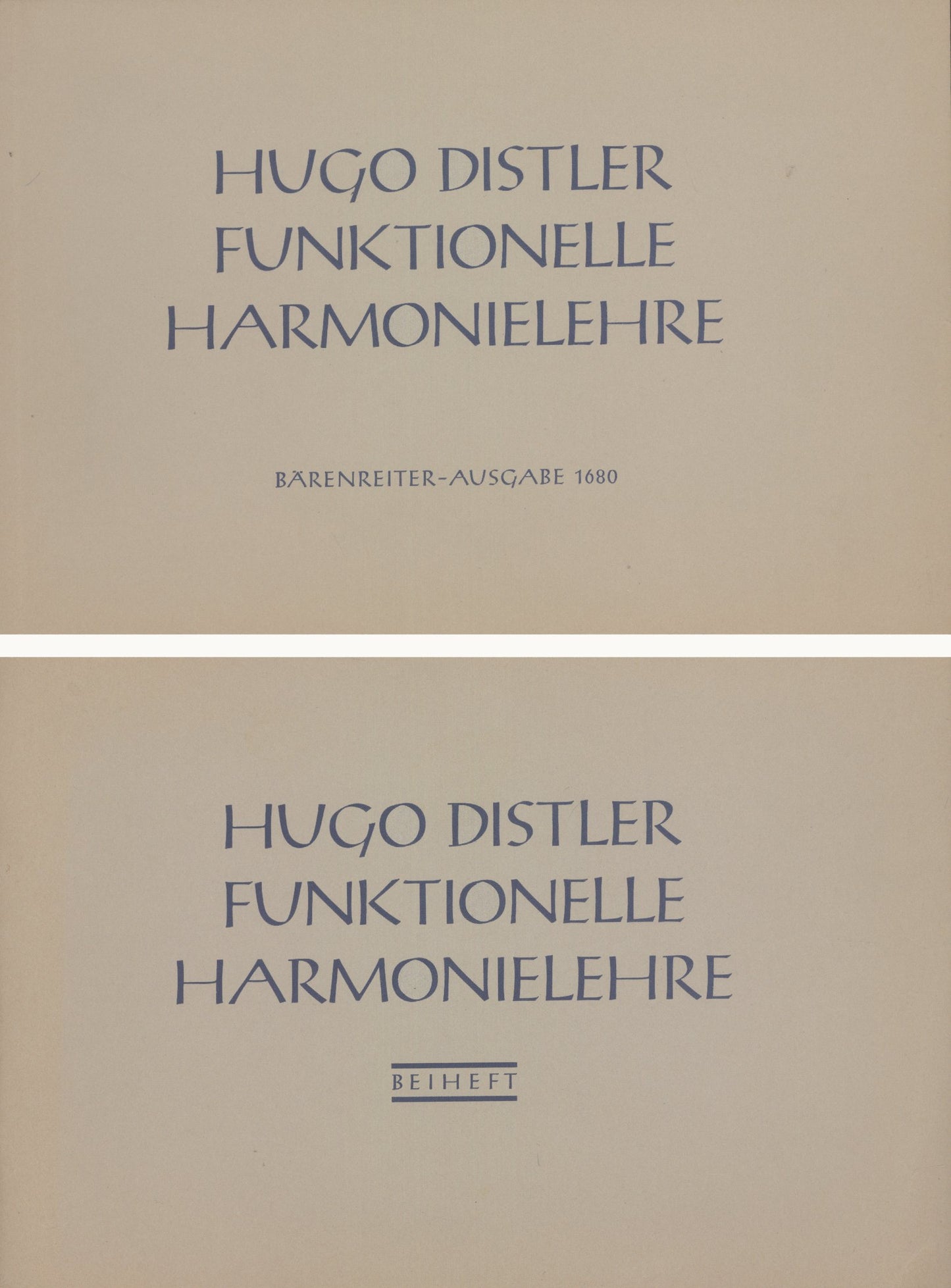 Funktionelle Harmonielehre mit Beiheft: Lösungen sämtlicher Aufgaben