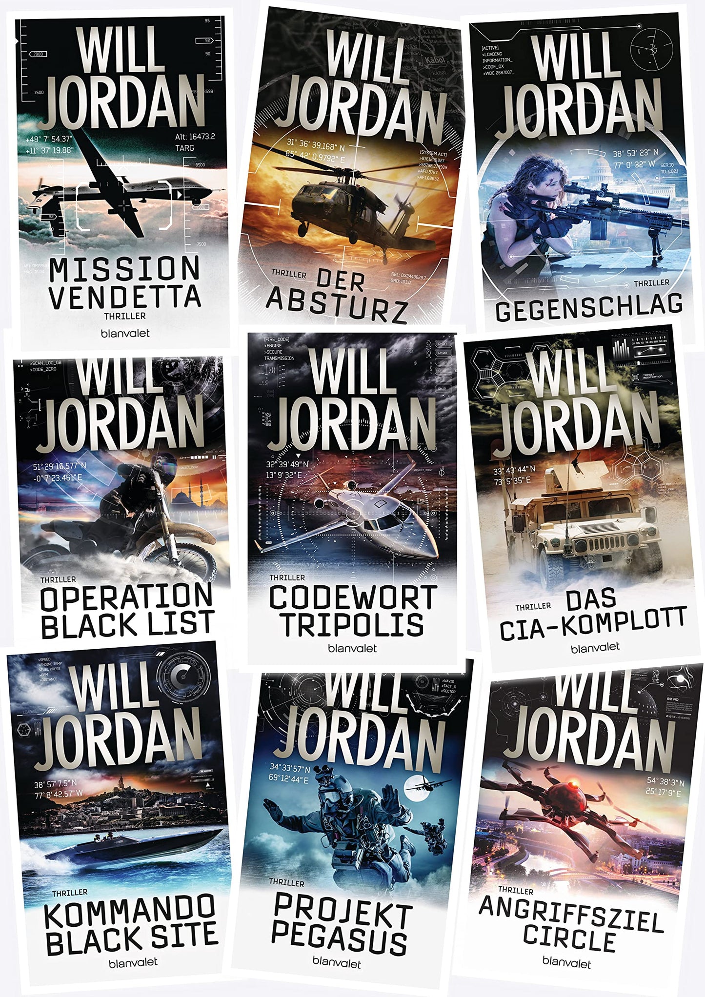 Will Jordan Ryan Drake Serie Thriller (Blanvalet Verlag)