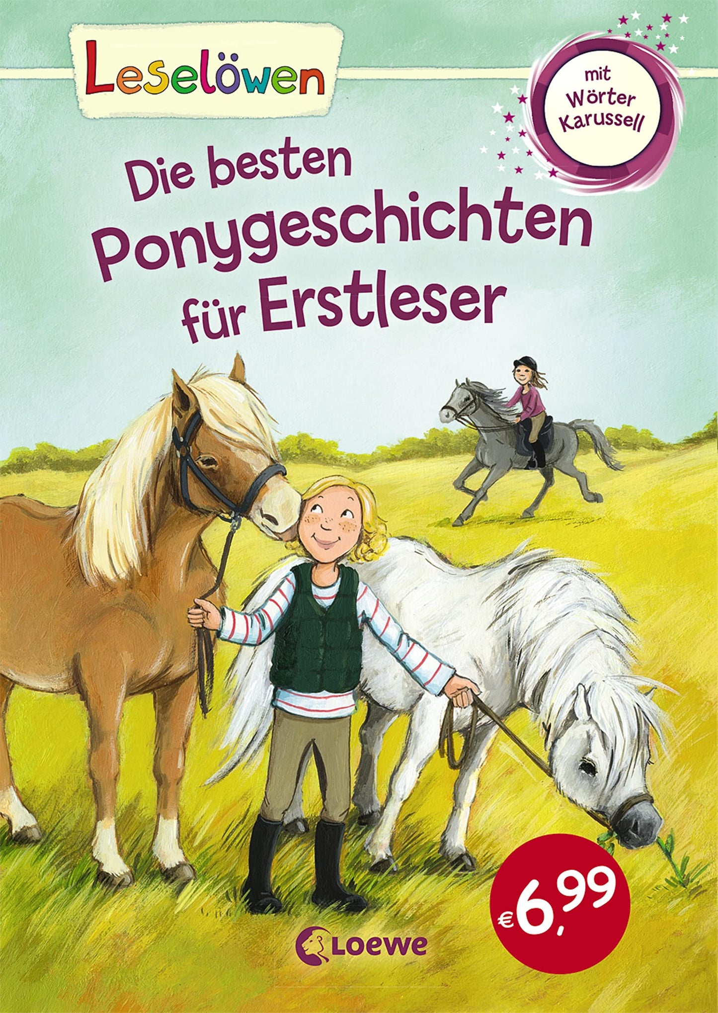 Leselöwen - Die besten Ponygeschichten für Erstleser: Pferdebuch mit großer Fibelschrift zum ersten Selberlesen ab 7 Jahre