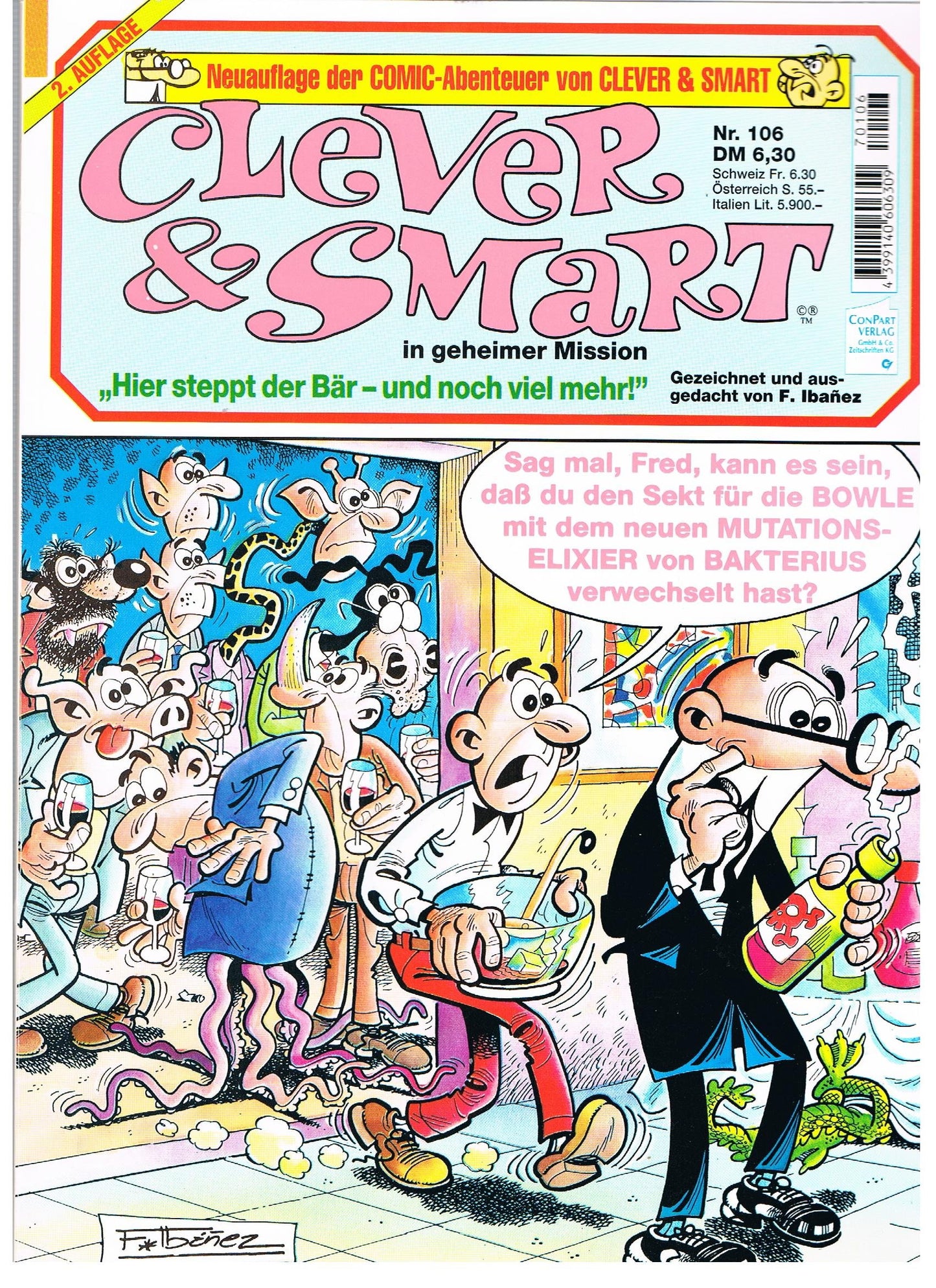 Clever & Smart in geheimer Mission. Nr. 106. "Hier steppt der Bär, und noch viel mehr!"